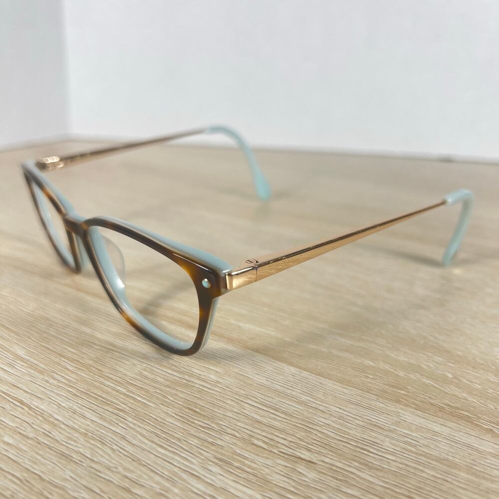 Lilly Pulitzer TO Faye Eyeglasses Tortoise Ice Blue Gold Flex Hinge 49-15-135 - Picture 5 of 10